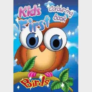 Malebog A4 Kids First Birds 16 Sider - Diverse - Bog