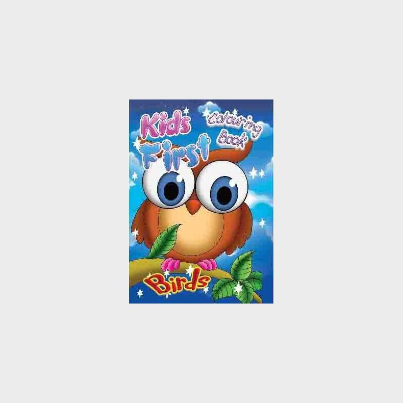 Malebog A4 Kids First Birds 16 Sider - Diverse - Bog