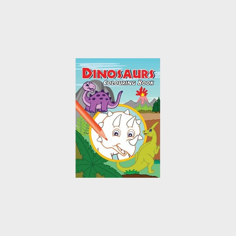Malebog A4 Dinosaurs Colouring 16 Sider - Diverse - Bog