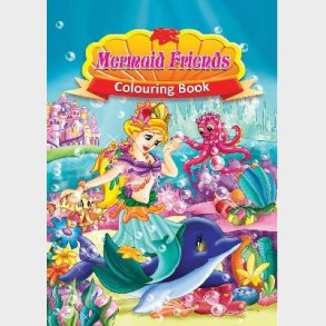 Malebog A4 Mermaid Friends 16 Sider - Diverse - Bog