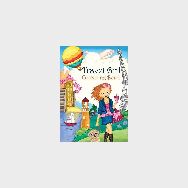 Malebog A4 Travel Girl 16 Sider - Diverse - Bog