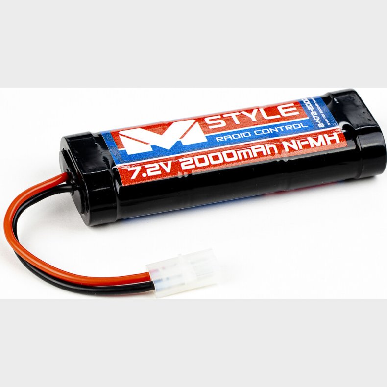 7.2v 2000mah Nimh Stick Pack , W/ Tamiya Plug - B-n72-2000 - Mstyle