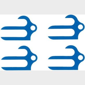 Rigid Sep Susmt Spacer 0.5mm*4 - 54617 - Tamiya