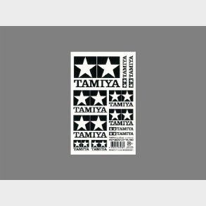 Tamiya Logo Stickers Mono - 67258
