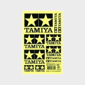 Tamiya Logo Stickers Clear - 67259
