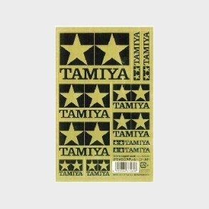 Tamiya Logo Stickers Gold - 67260