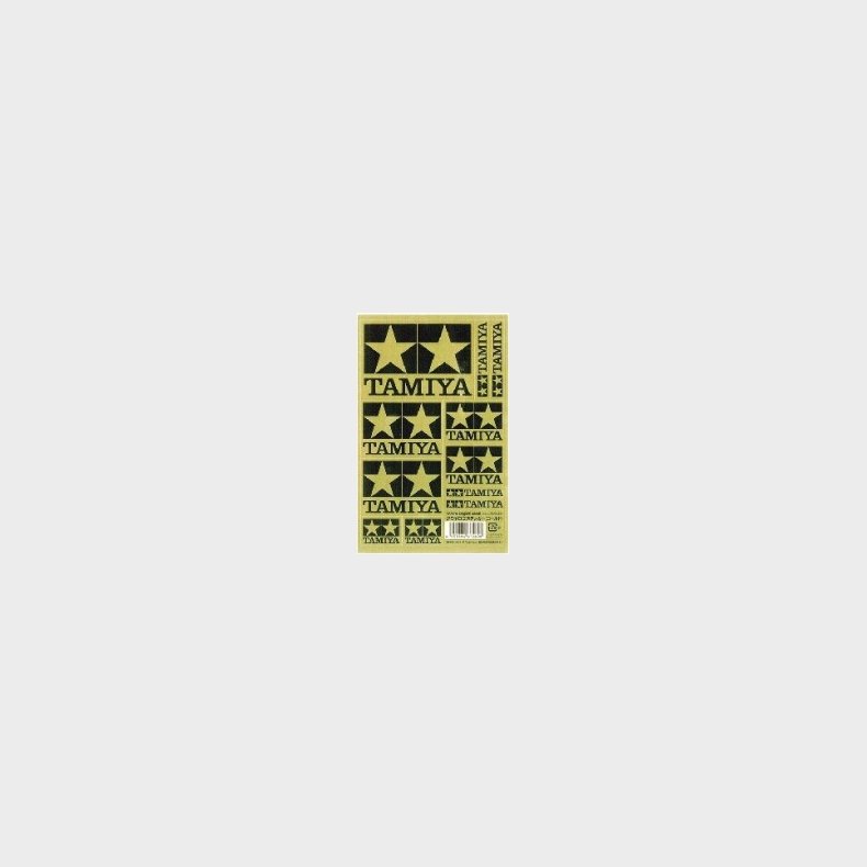 Tamiya Logo Stickers Gold - 67260