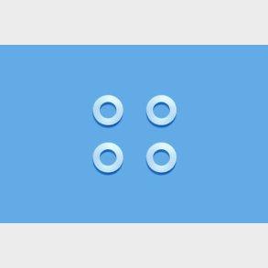 ?5.5x0.5mm Pom Spacer (4pcs.) - 54855 - Tamiya