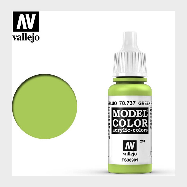 Vallejo - Model Color - Green Fluorescent - 17 Ml - 70737