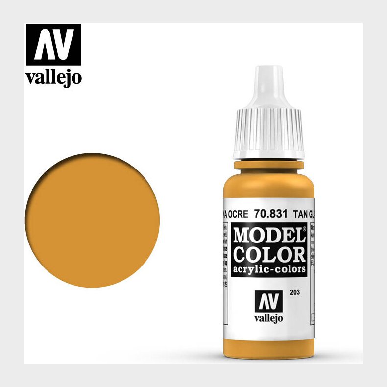 Vallejo - Model Color - Tan Glaze Mat - 17 Ml - 70831