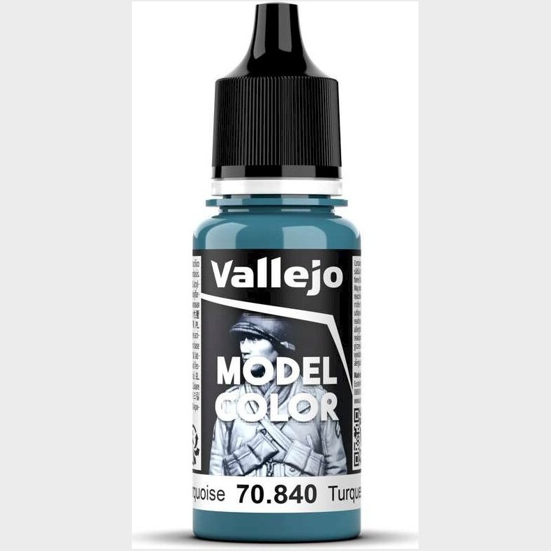 Vallejo - Model Color - Light Turquoise Mat - 17-18 Ml - 70840