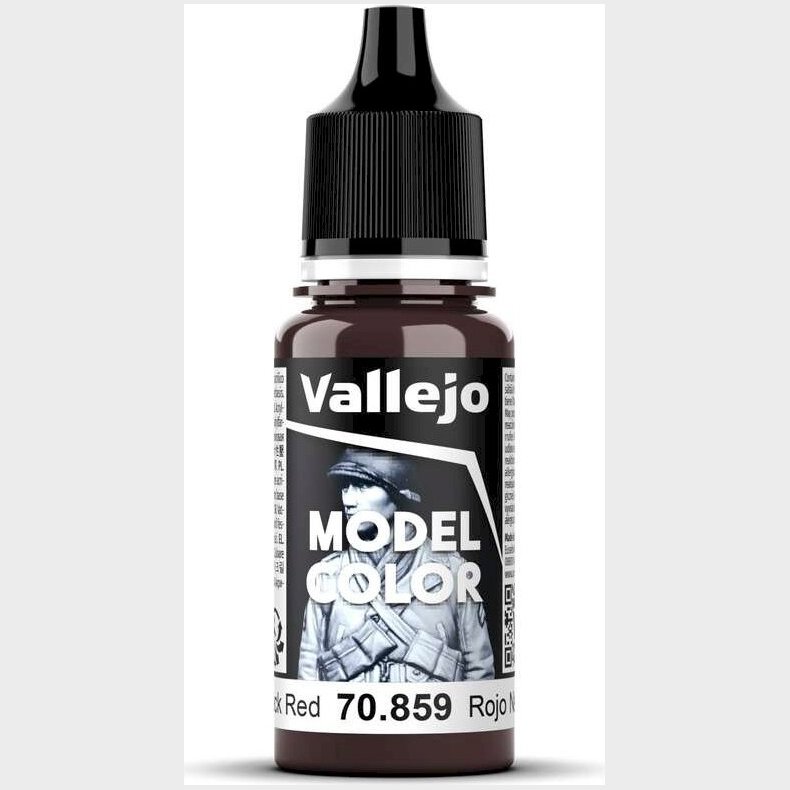 Vallejo - Model Color - Black Red Mat - 17-18 Ml - 70859