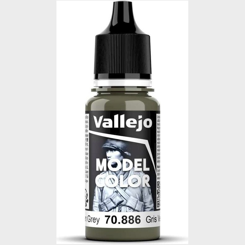 Vallejo - Model Color - Green Grey Mat - 17-18 Ml - 70886