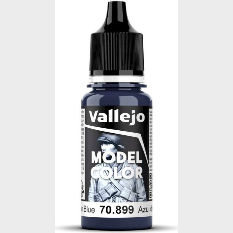 Vallejo - Model Color - Dark Prussian Blue Mat - 17-18 Ml - 70899