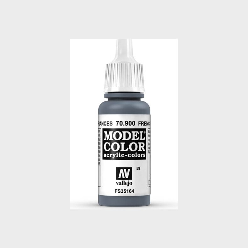 Vallejo - Model Color - French Mirage Blue Mat - 17 Ml - 70900