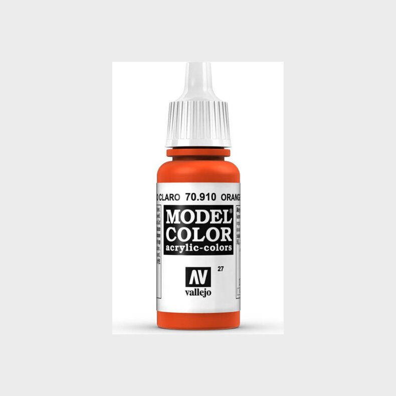 Vallejo - Model Color - Orange Red Mat - 17 Ml - 70910