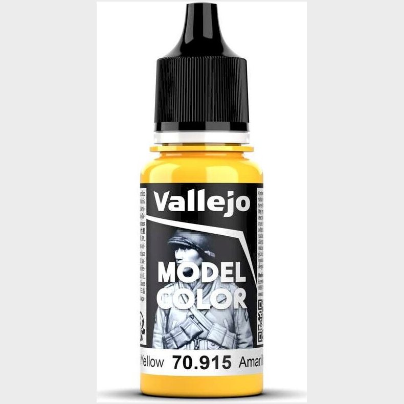 Vallejo - Model Color - Deep Yellow Mat - 17-18 Ml - 70915
