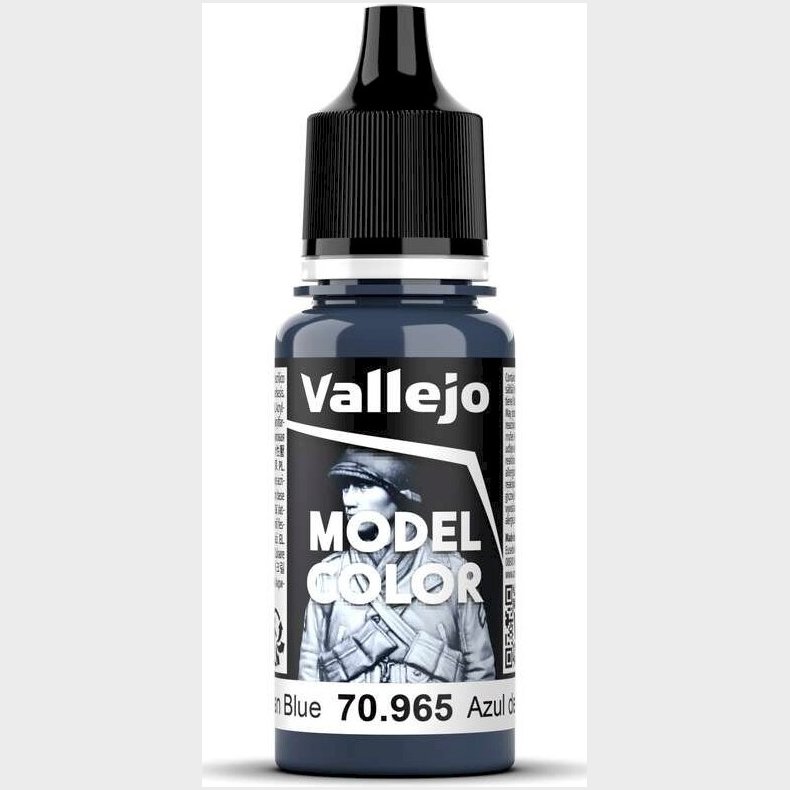 Vallejo - Model Color - Prussian Blue Mat - 17-18 Ml - 70965