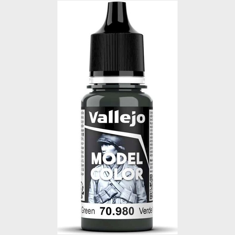 Vallejo - Model Color - Black Green Mat - 17-18 Ml - 70980