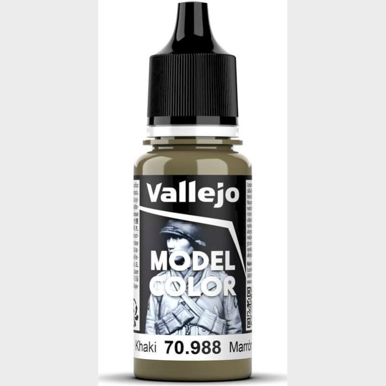 Vallejo - Model Color - Khaki Mat - 17-18 Ml - 70988
