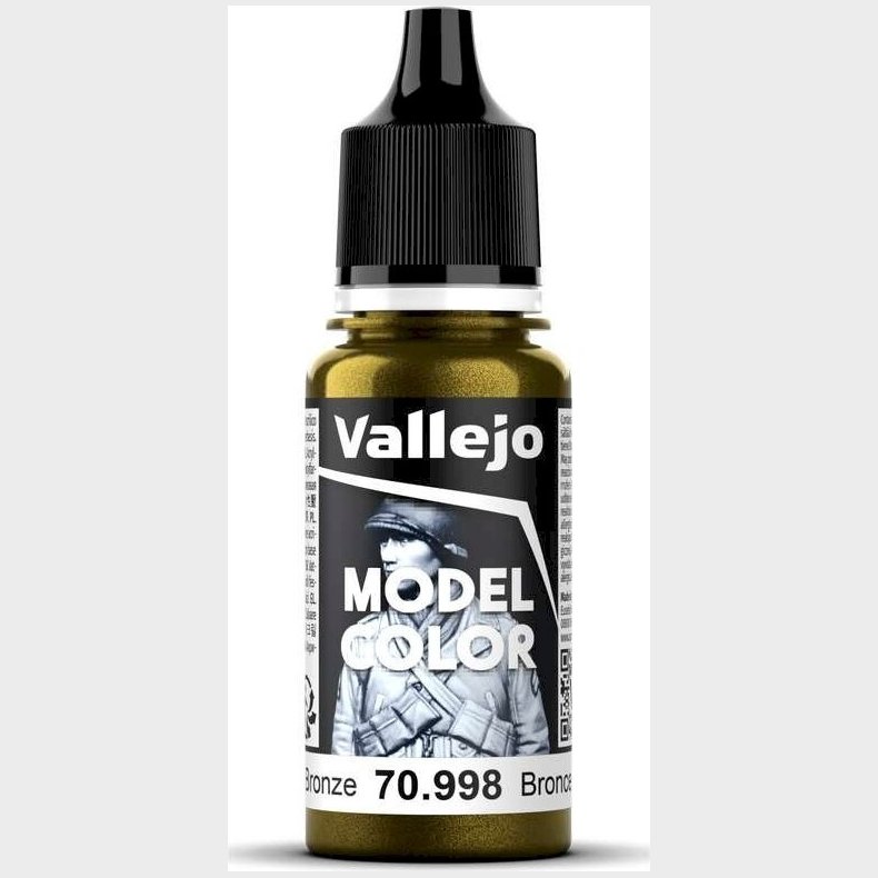 Vallejo - Model Color - Bronze Metallic - 17-18 Ml - 70998