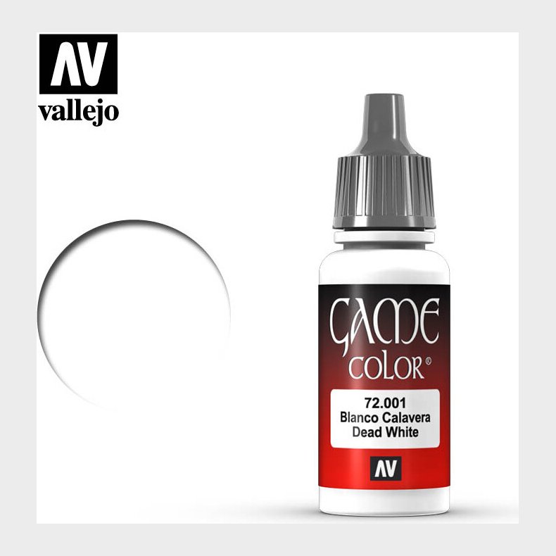 Vallejo - Game Color - Dead White Mat - 18 Ml - 72001