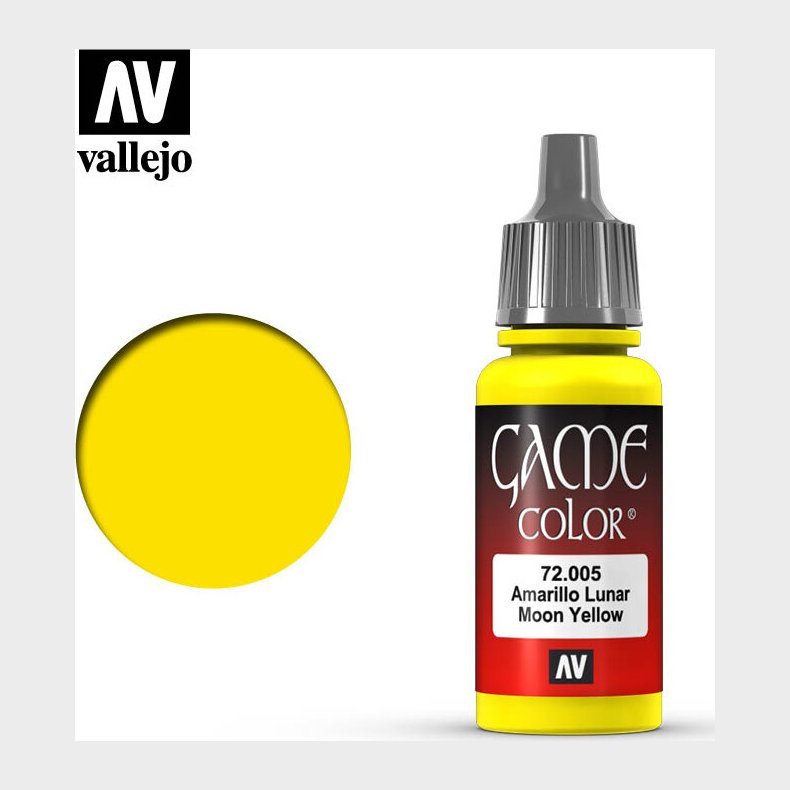 Vallejo - Game Color - Moon Yellow Mat - 18 Ml - 72005