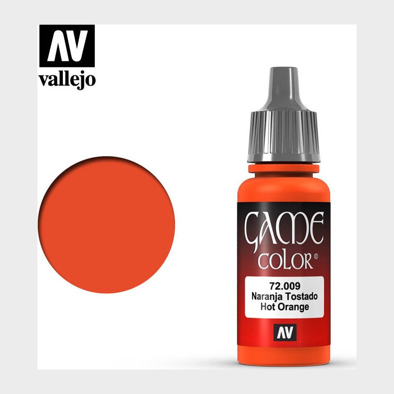 Vallejo - Game Color - Hot Orange Mat - 18 Ml - 72009