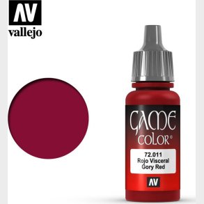 Vallejo - Game Color - Gory Red Mat - 18 Ml - 72011