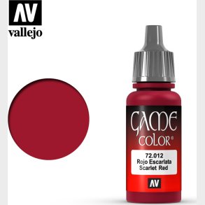Vallejo - Game Color - Scarlett Red Mat - 18 Ml - 72012