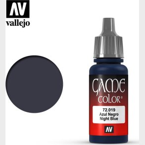 Vallejo - Game Color - Night Blue Mat - 18 Ml - 72019
