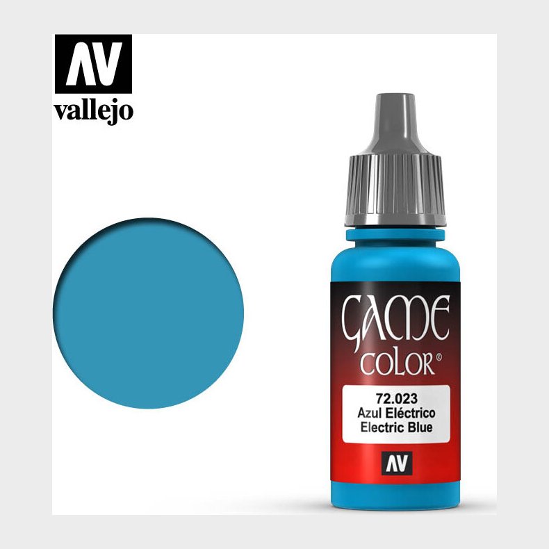 Vallejo - Game Color - Electric Blue Mat - 18 Ml - 72023