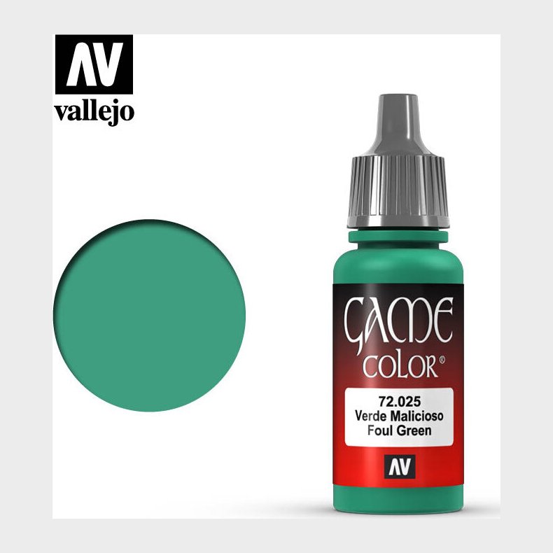 Vallejo - Game Color - Foul Green Mat - 18 Ml - 72025