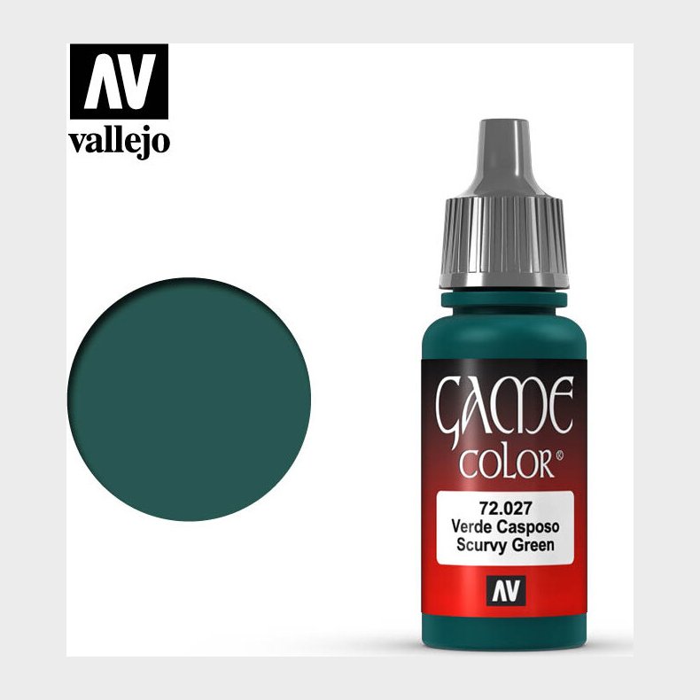 Vallejo - Game Color - Scurvy Green Mat - 18 Ml - 72027