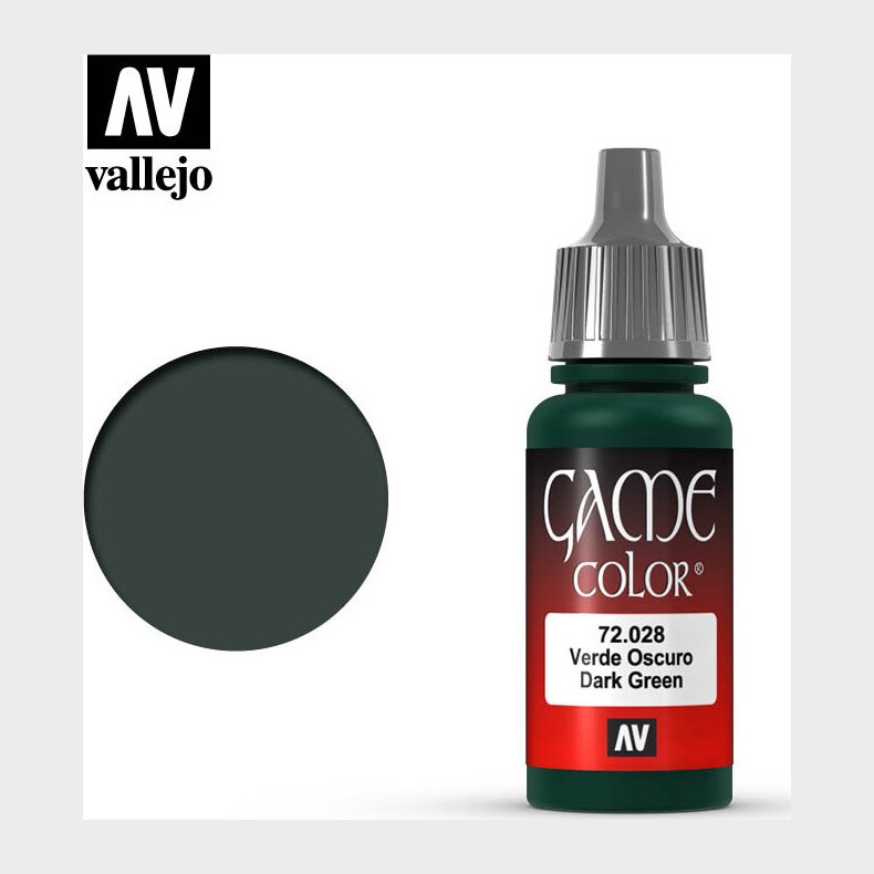 Vallejo - Game Color - Dark Green Mat - 18 Ml - 72028