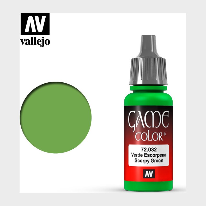 Vallejo - Game Color - Escorpean Green Mat - 18 Ml - 72032