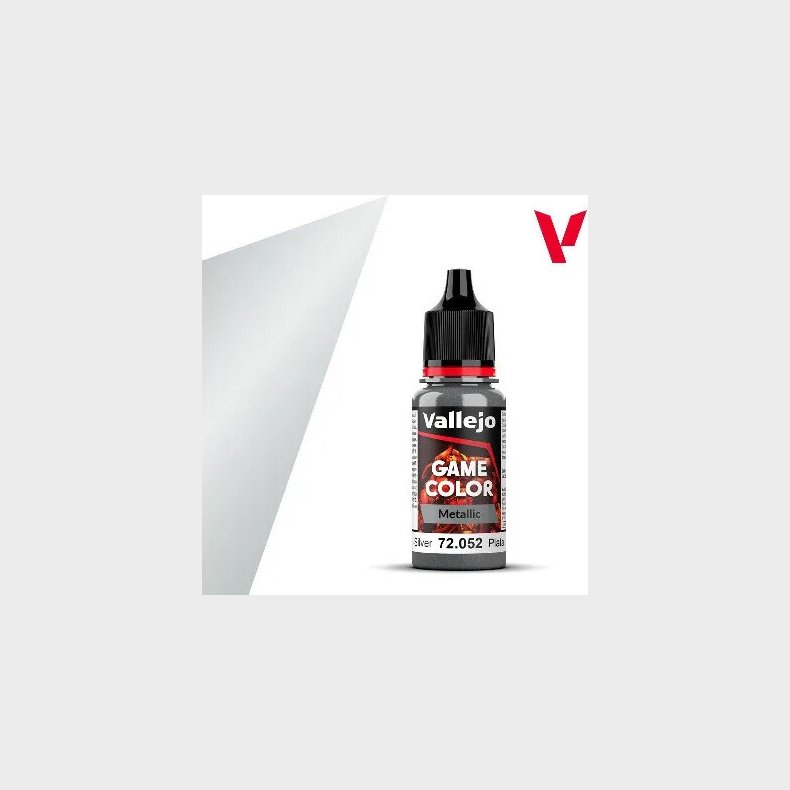 Vallejo - Game Color - Silver Metallic - 18 Ml - 72052