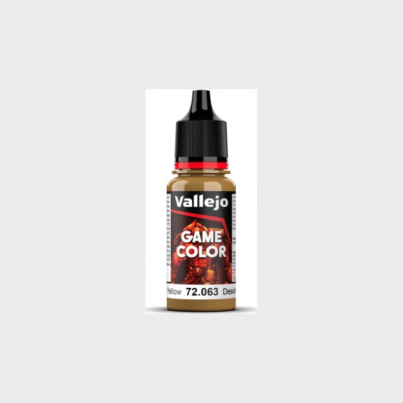 Vallejo - Game Color - Desert Yellow Mat - 18 Ml - 72063