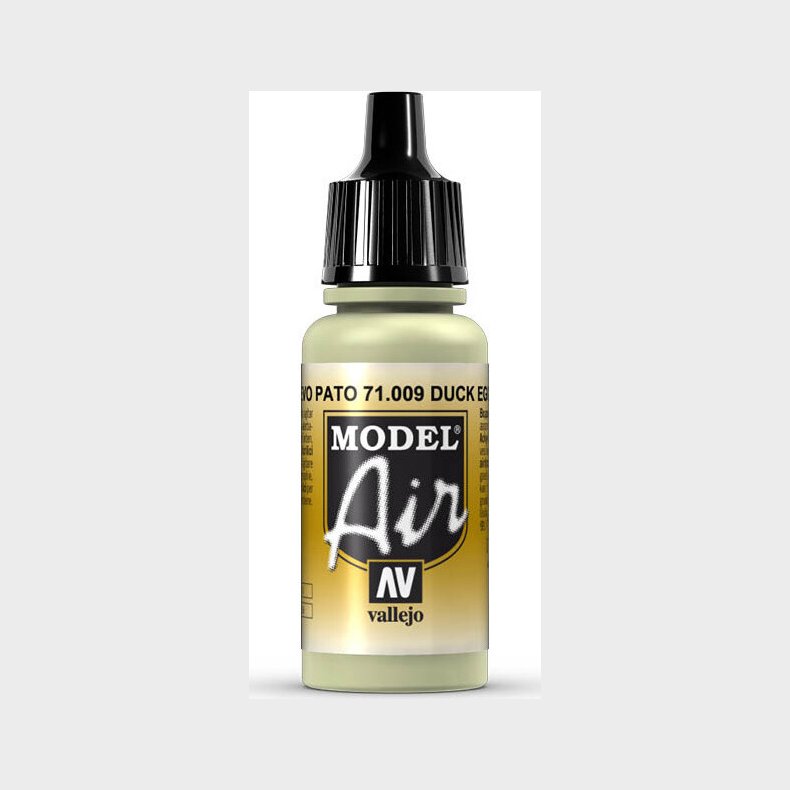 Vallejo - Model Air - Eau De Nil Duck Egg Green Mat - 17 Ml - 71009