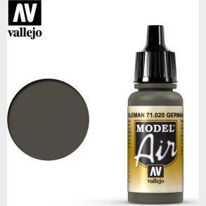 Vallejo - Model Air - German Green Brown Mat - 17 Ml - 71020