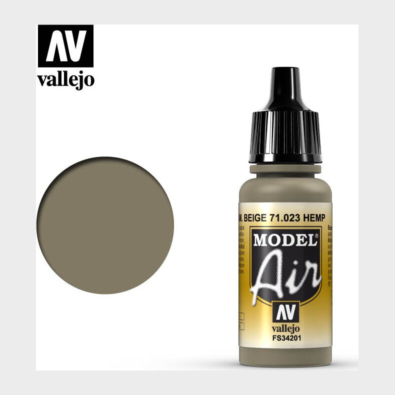 Vallejo - Model Air - Hemp Mat - 17 Ml - 71023