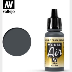 Vallejo - Model Air - Dark Grey Blue Mat - 17 Ml - 71054