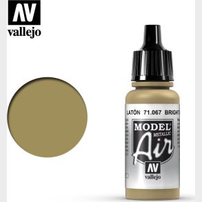 Vallejo - Model Air - Bright Brass Metallic - 17 Ml - 71067