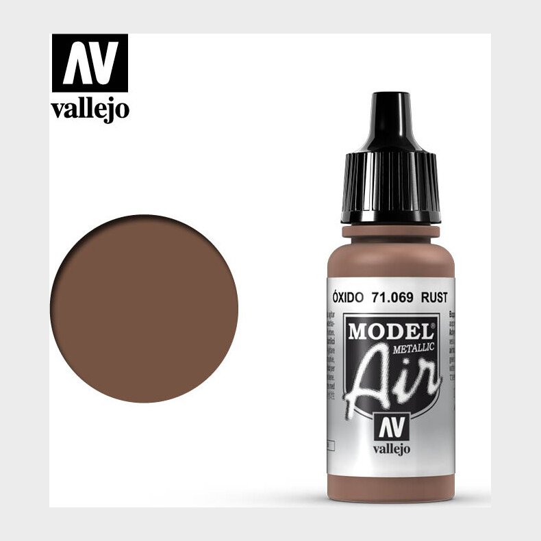 Vallejo - Model Air - Rust Metallic - 17 Ml - 71069
