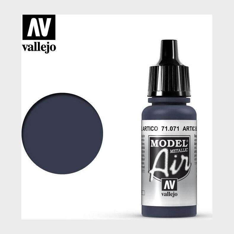 Vallejo - Model Air - Artic Blue Metallic - 17 Ml - 71071