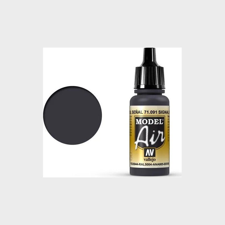 Vallejo - Model Air - Signal Blue Mat - 17 Ml - 71091