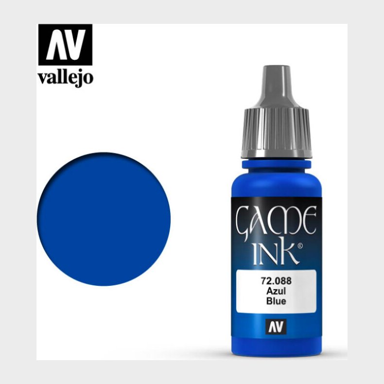 Vallejo - Game Color Ink - Blue - 17-18 Ml - 72088