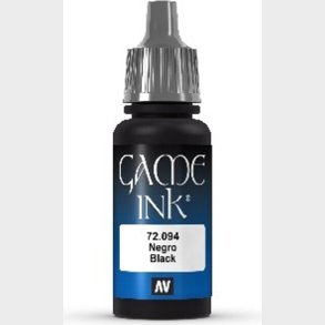 Vallejo - Game Color Ink - Black - 17-18 Ml - 72094