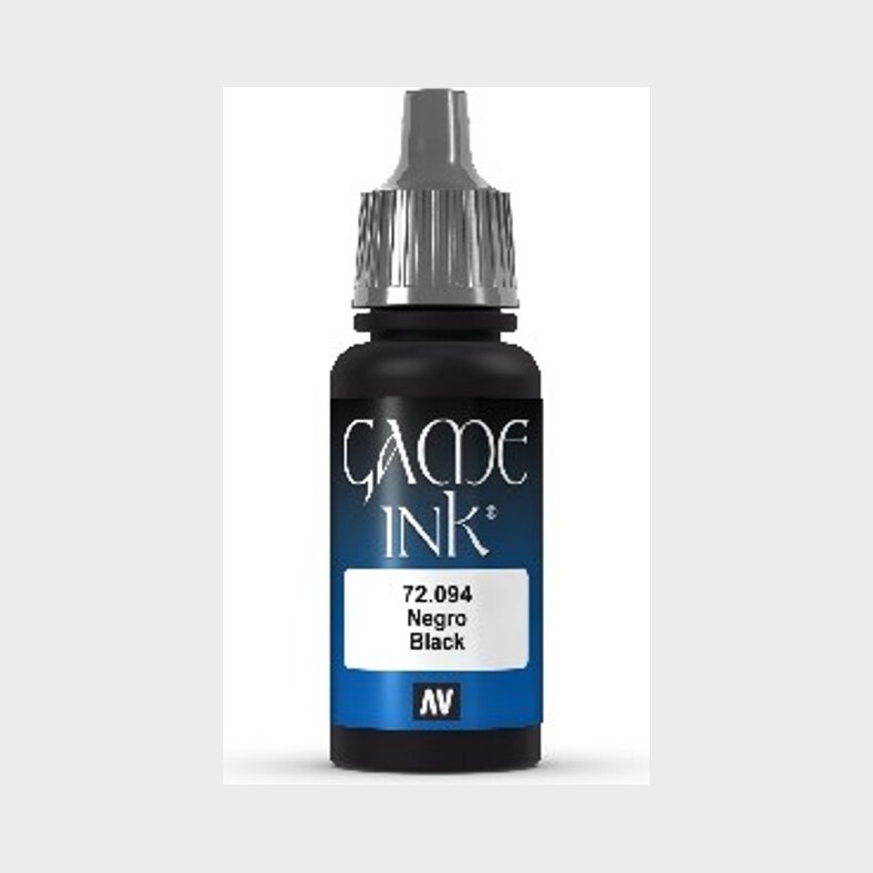Vallejo - Game Color Ink - Black - 17-18 Ml - 72094