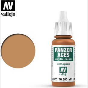 Vallejo - Panzer Aces - Yellowish Rust Mat - 17 Ml - 70303